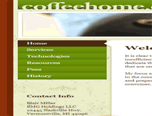 Tablet Screenshot of coffeehome.com